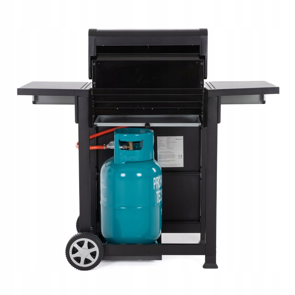 Grill gazowy ogrodowy żeliwny ruszt 3 palniki 7,2kW solidny BlackFlame - obrazek 7