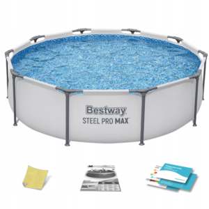 BASEN STELAŻOWY OGRODOWY RODZINNY 305x76 BESTWAY ZESTAW 4w1