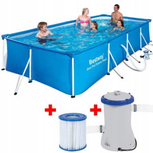 Basen STELAŻOWY BESTWAY 56424 400x201x81 cm Zestaw POMPA z Filtrem