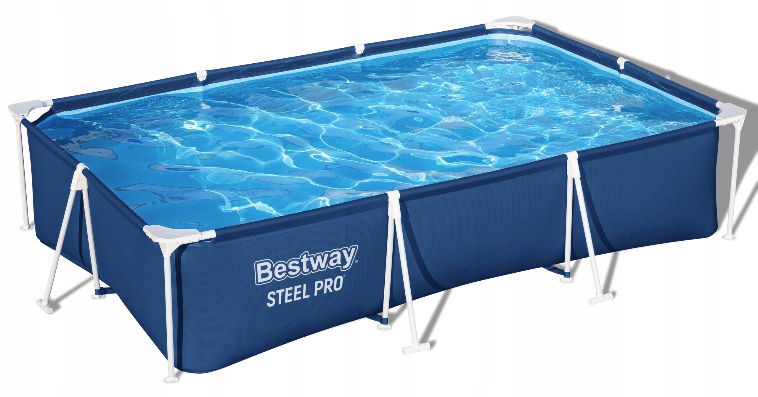 Bestway 56411 Basen Stelażowy Ogrodowy 300x201x66cm Pompa - obrazek 7