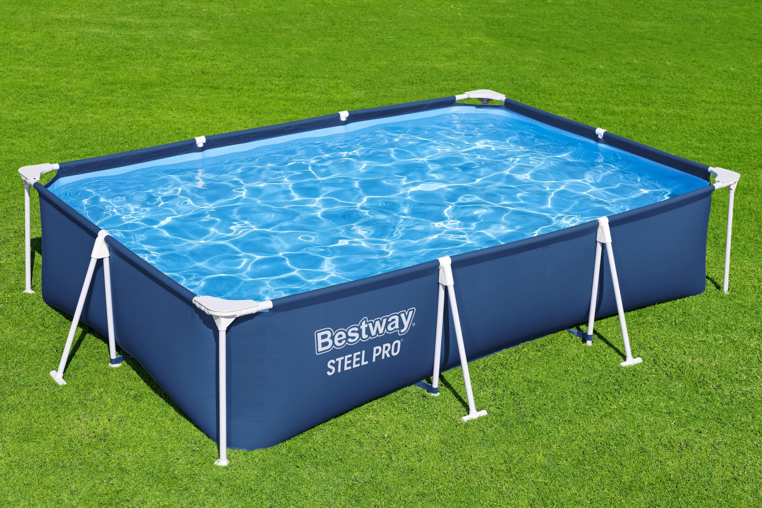 Bestway 56411 Basen Stelażowy Ogrodowy 300x201x66cm Pompa - obrazek 3