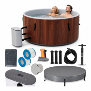 Dmuchane SPA basen ogrodowy ogrzewanie hydromasaż 4 os. Korsyka 152 cm